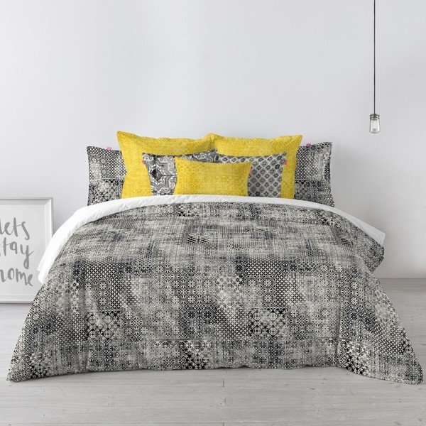 Poszwa na kołdrę z czystej bawełny Happy Friday Bagru, 220x220 cm-image-4