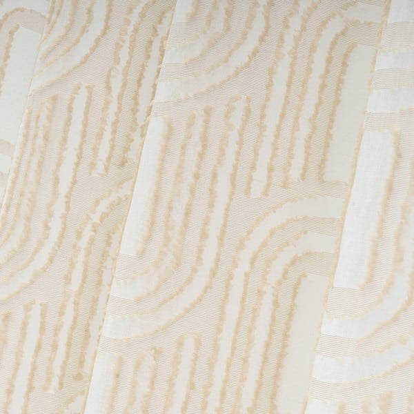 Beżowa firanka 140x260 cm Relief Arch – Casa Selección-image-3