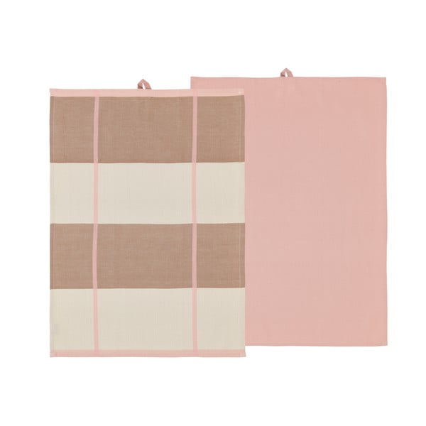 Bawełniane ścierki zestaw 2 szt. 50x70 cm Blocks – Södahl