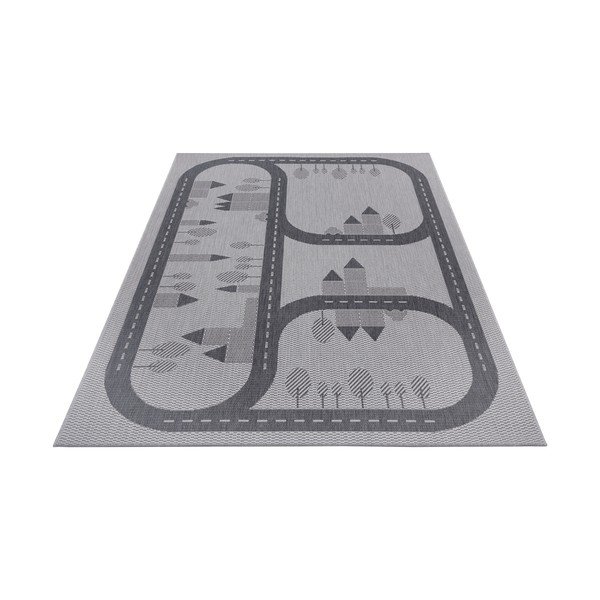 Szary dywan dla dzieci Ragami Roads, 120x170 cm-image-2