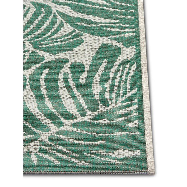 Zielono-beżowy dywan zewnętrzny NORTHRUGS Monstera, 140x200 cm-image-2