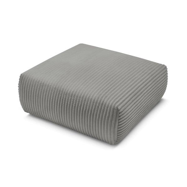 Ciemnoszary sztruksowy podnóżek Lucien – Bobochic Paris-image-4