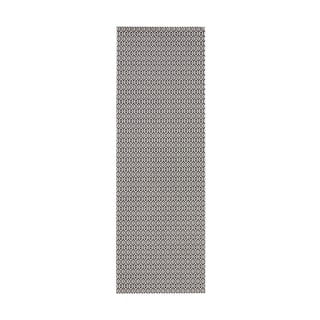 Czarno-biały chodnik zewnętrzny NORTHRUGS Coin, 80x200 cm