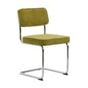 Zielone sztruksowe krzesło Rupert – Unique Furniture