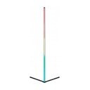 Czarna lampa stojąca LED (wys. 141 cm) Level – Reality