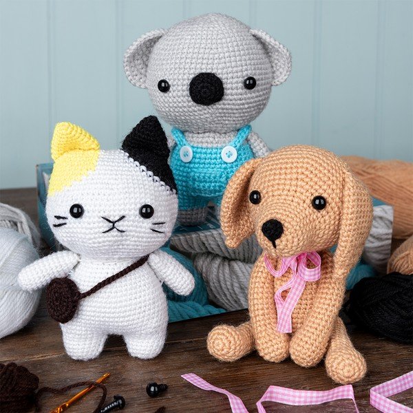 Zestaw kreatywny DIY Crochet Cat – Rex London-image-1