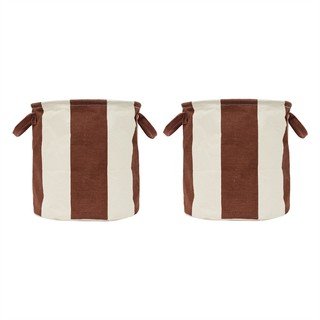 Tekstylne koszyki zestaw 2 szt. ø 32x32 cm Kara – OYOY Living Design