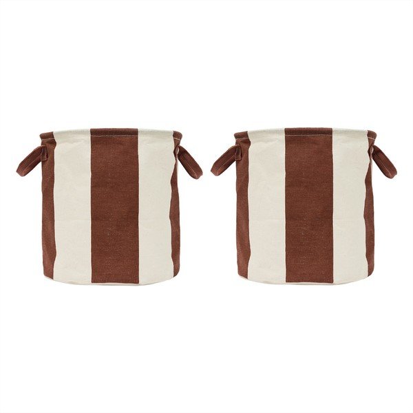 Tekstylne koszyki zestaw 2 szt. ø 32x32 cm Kara – OYOY Living Design