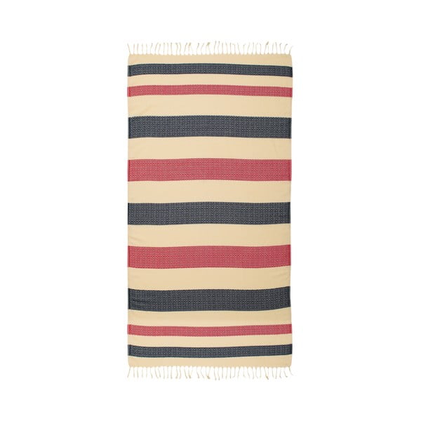 Ręcznik hammam Moss Navy, 95x175 cm
