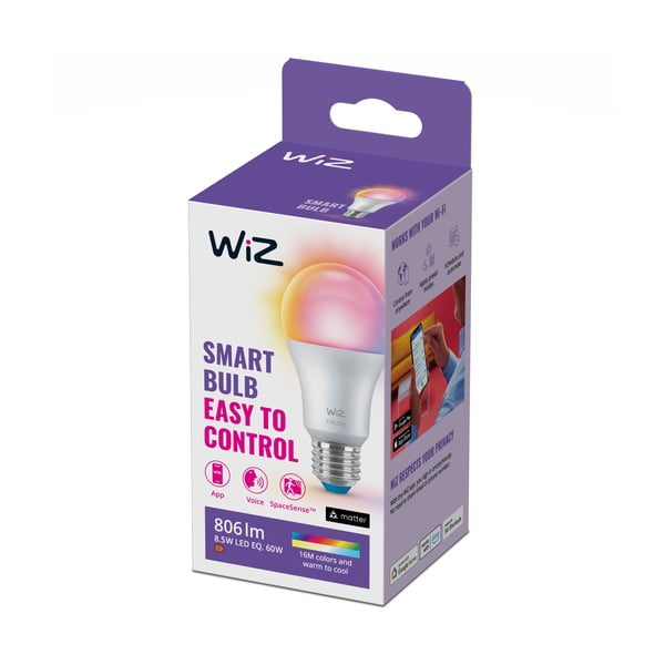Inteligentna żarówka LED z gwintem E27, 9 W – WiZ-image-2