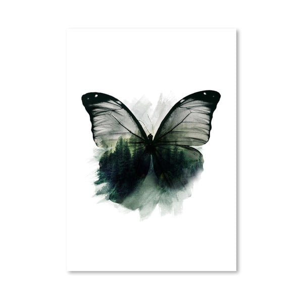 Plakat Americanflat Double Butterfly, 30x42 cm