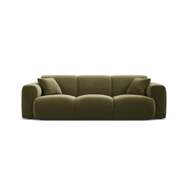 Aksamitna sofa w kolorze khaki 235 cm Molino – Micadoni -image-2
