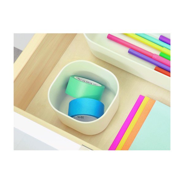 Biały pojemnik iDesign Eco Bin, 9,14x9,14 cm-image-2