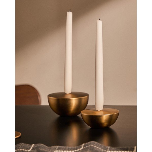 Metalowy świecznik Quira – Kave Home-image-1