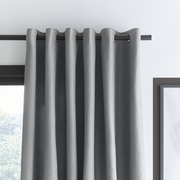 Szare zasłony zestaw 2 szt. 229x168 cm Pinsonic – Catherine Lansfield