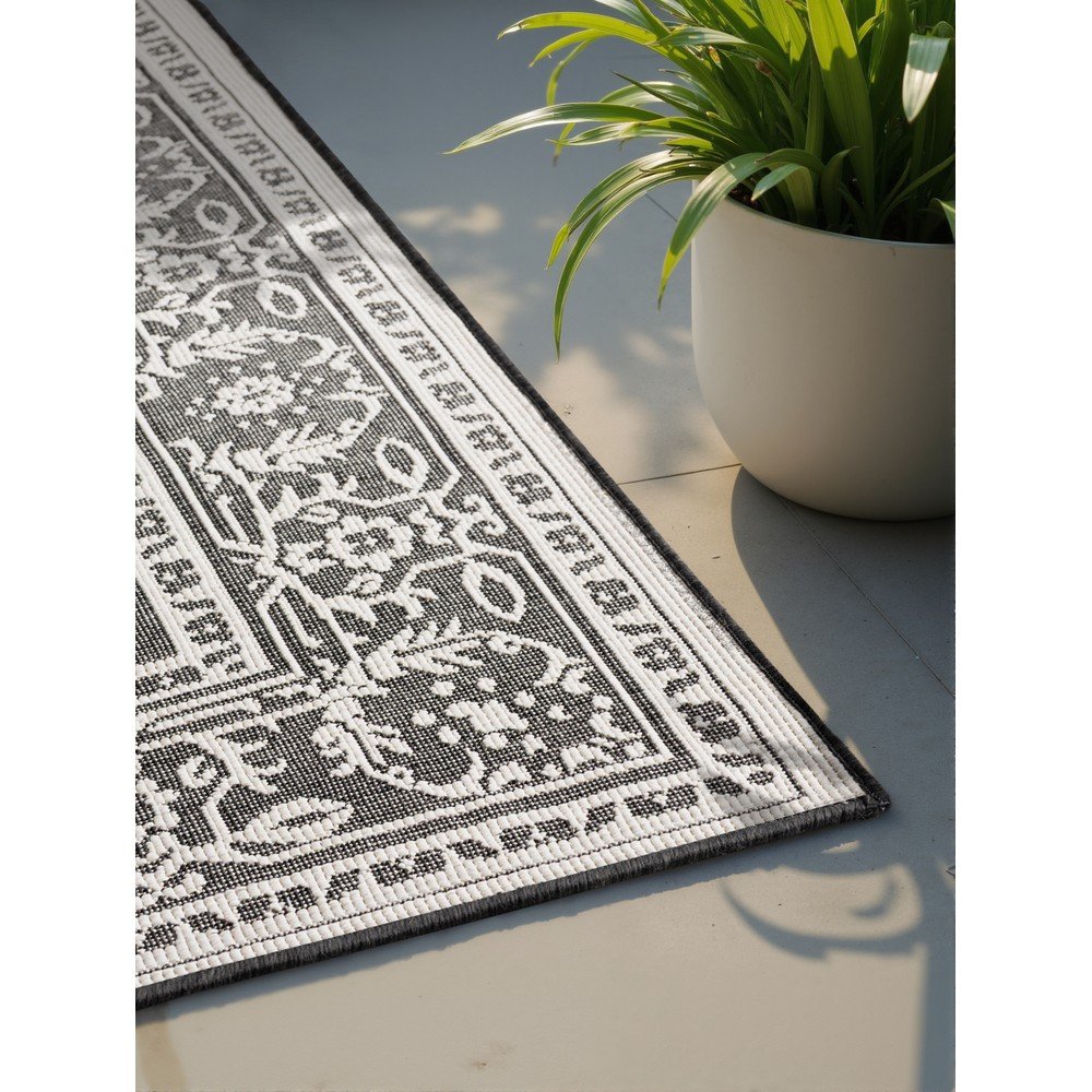 Czarno-biały dywan odpowiedni na zewnątrz 120x170 cm Duet Kona – NORTHRUGS (zdjęcie 9)