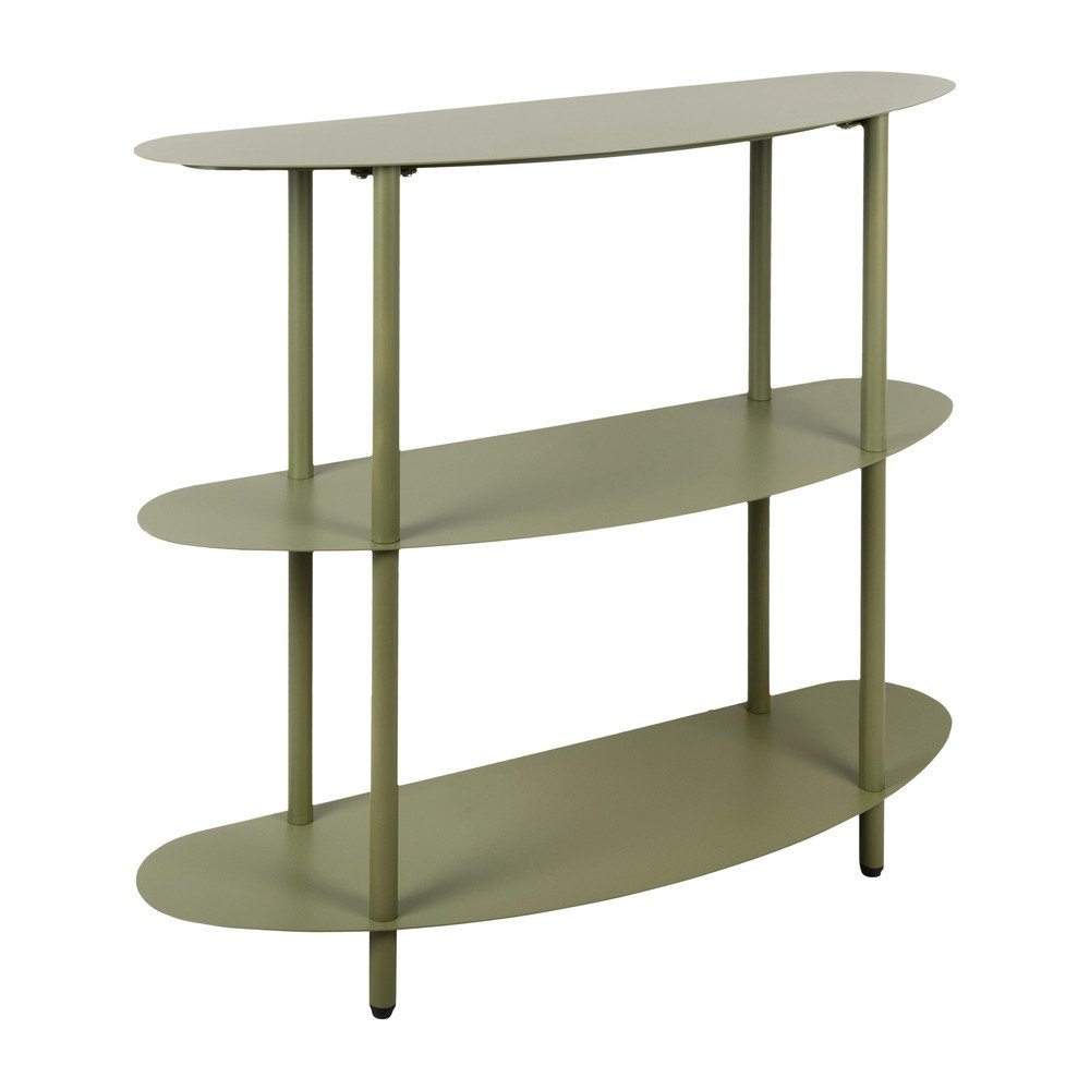 Zielony metalowy regał 90x82x28 cm Riqueza – Leitmotiv