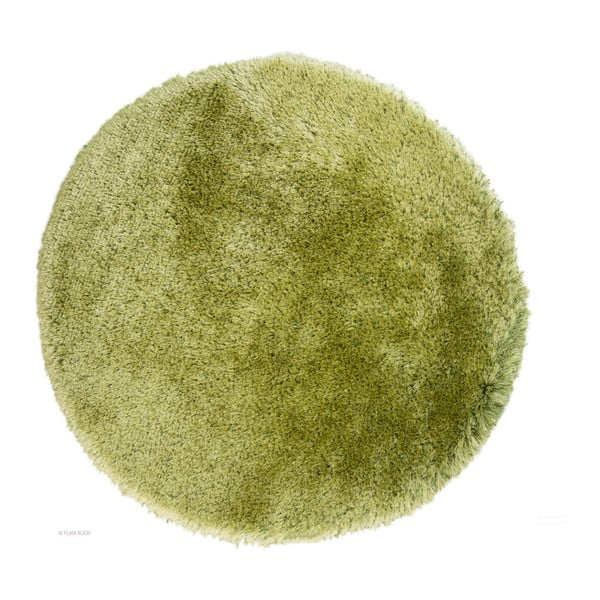 Okrągły zielony dywan Flair Rugs Pearl, 150 cm