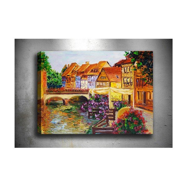 Obraz Tablo Center Small Town, 70x50 cm