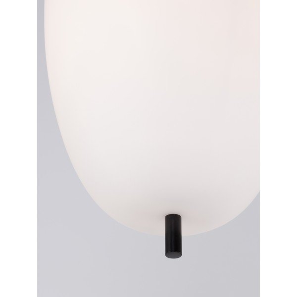 Biała/czarna szklana lampa wisząca ø 27 cm Lato – Nova Luce-image-4
