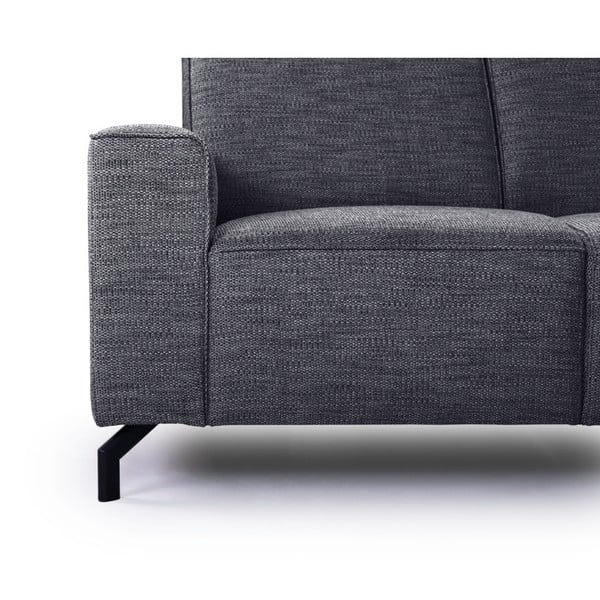 Antracytowa sofa 2-osobowa Scandic Lesly-image-1