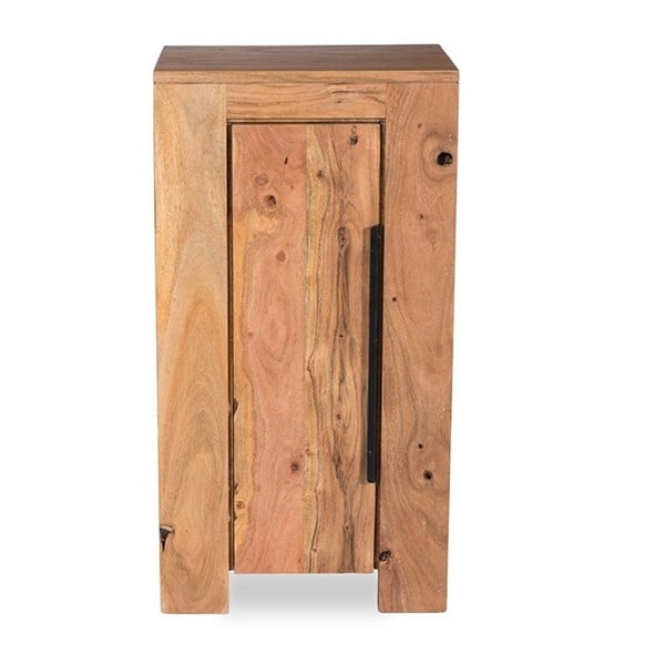 Niska szafka łazienkowa z drewna akacjowego Woodking Wellington