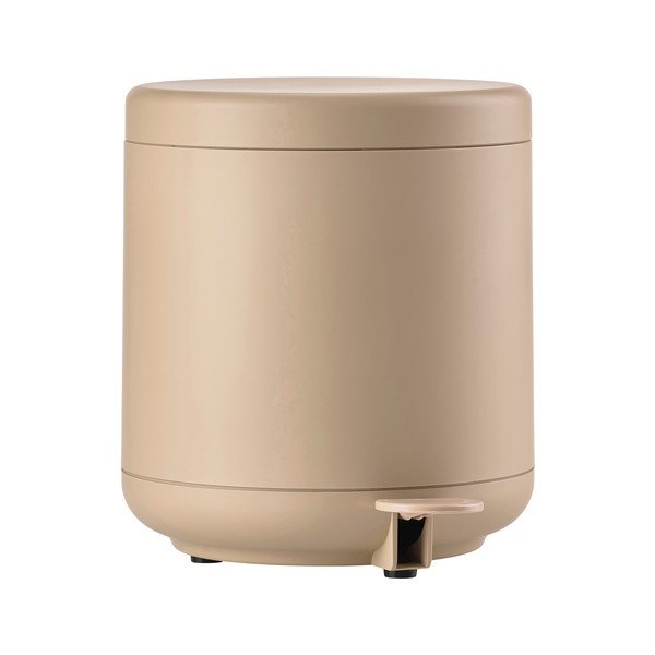 Beżowy kosz na śmieci z pedałem 4 l Ume – Zone