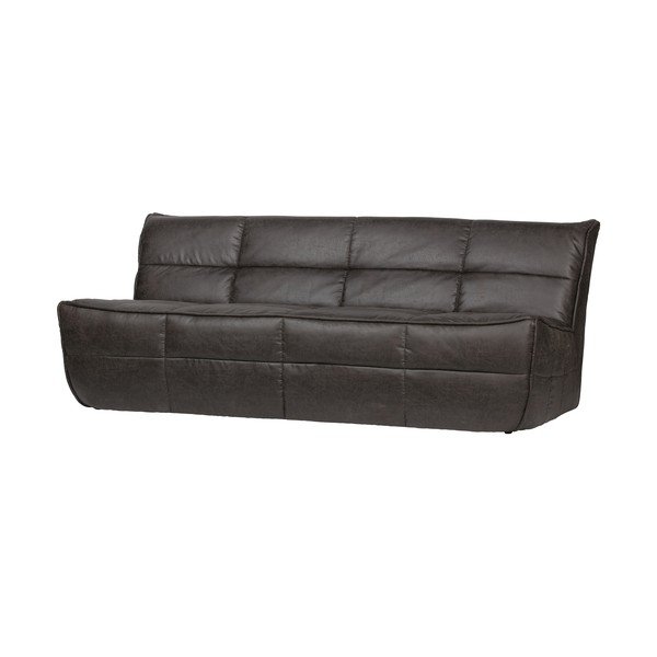 Grafitowa sofa z imitacji skóry vtwonen Cluster-image-2