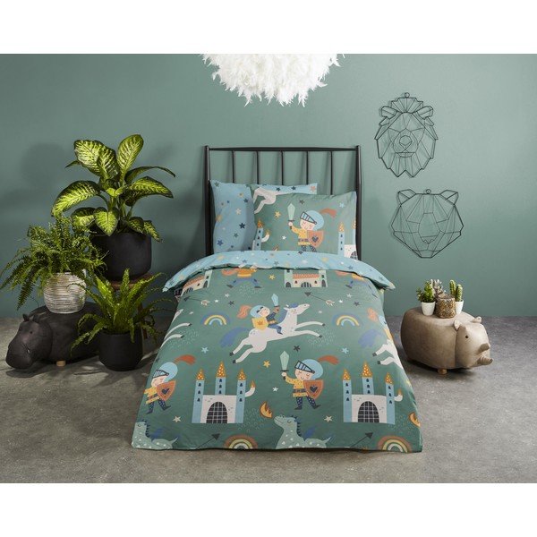 Bawełniana dziecięca pościel jednoosobowa 140x200 cm – Good Morning-image-1