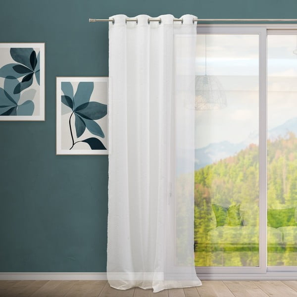 Biała firanka 140x260 cm Lite – Casa Selección-image-1