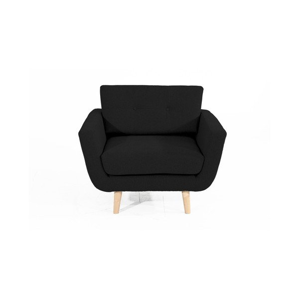 Czarny fotel Max Winzer Melvin-image-1