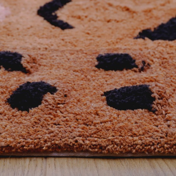 Dywan dziecięcy wykonany ręcznie z bawełny Nattiot Little Cheetah, 65x125 cm-image-3