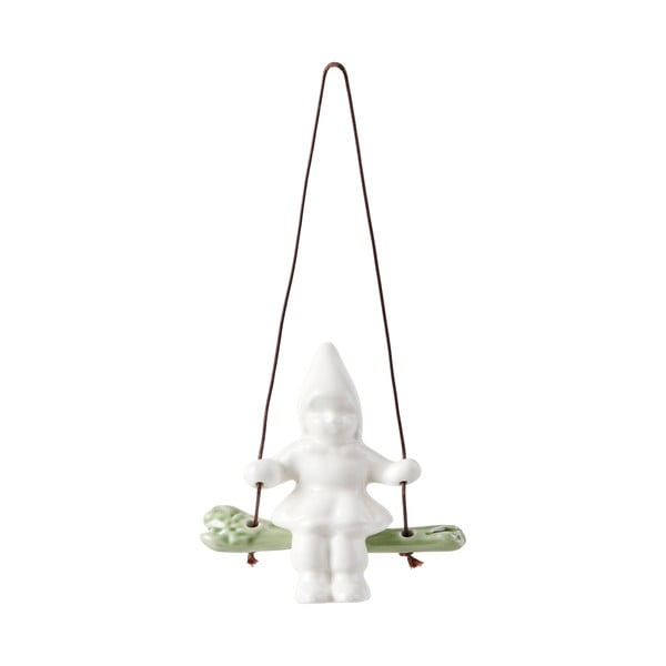 Porcelanowa ozdoba świąteczna Swinging Girl – Kähler Design