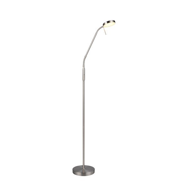 Lampa stojąca LED w kolorze srebra (wysokość 160 cm) Moreno – Reality-image-2