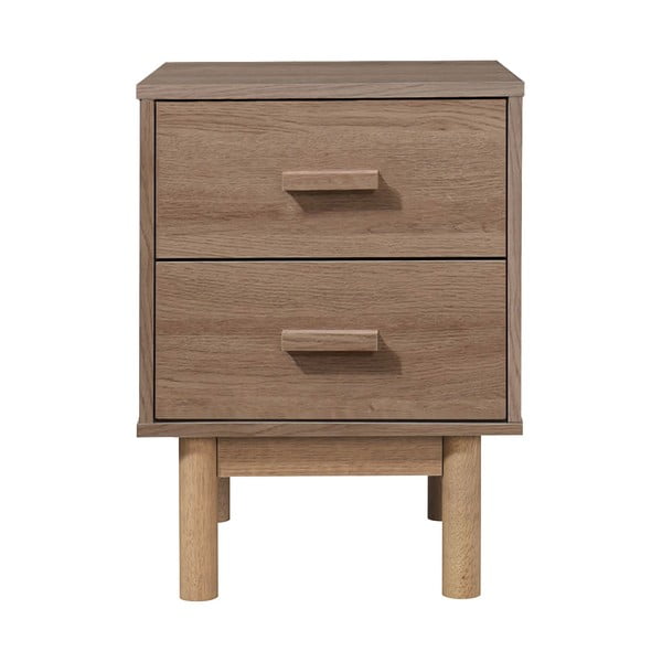 Szafka nocna w dekorze dębu w naturalnym kolorze Melanie – Støraa