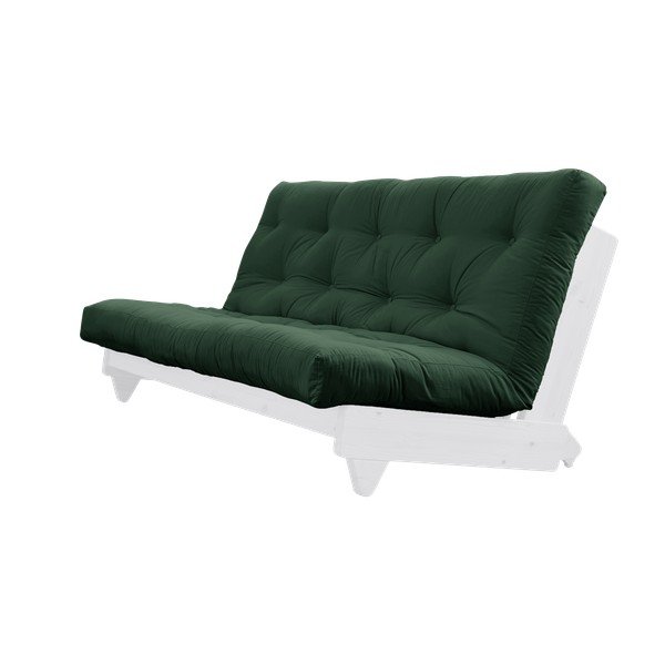 Sofa rozkładana Karup Design Fresh White/Dark Green-image-3