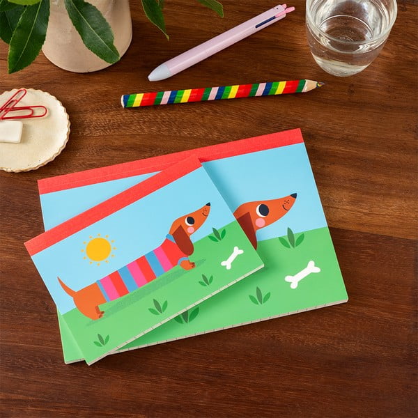 Notes 60 str. w formacie A5 Sausage Dog – Rex London-image-2