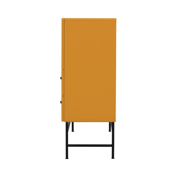 Żółta wysoka komoda 107x107 cm Cocktail – Tenzo-image-4