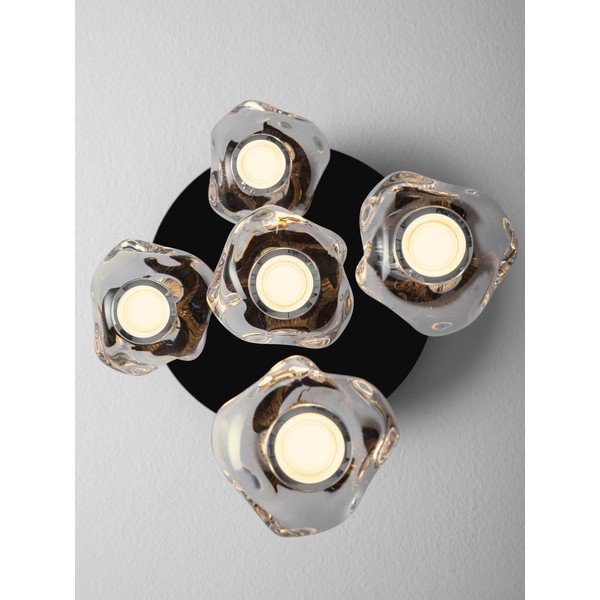 Metalowa lampa wisząca LED ze ściemniaczem w kolorze matowej czerni z kloszem ze szkła akrylowego ø 30 cm Ifos – Nova Luce-image-3