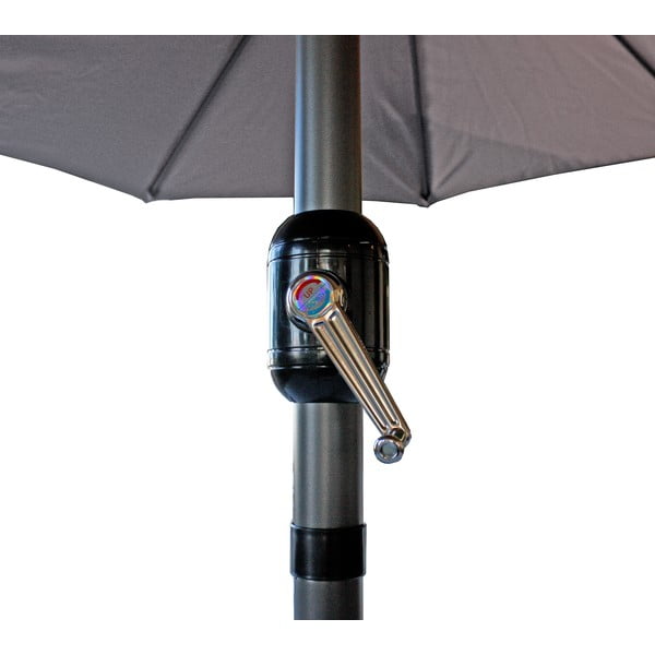 Jasnobrązowy parasol ogrodowy 265x460 cm – Garden Pleasure-image-3