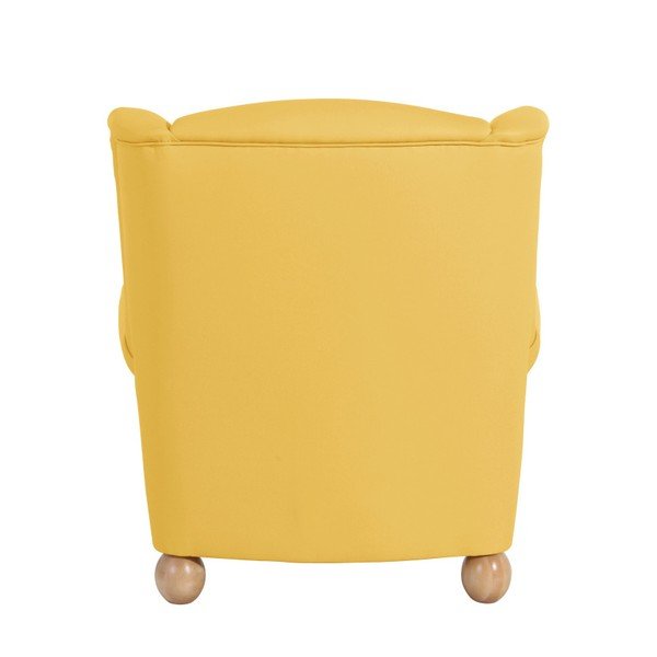 Żółty fotel uszak Max Winzer Monarch Yellow-image-1
