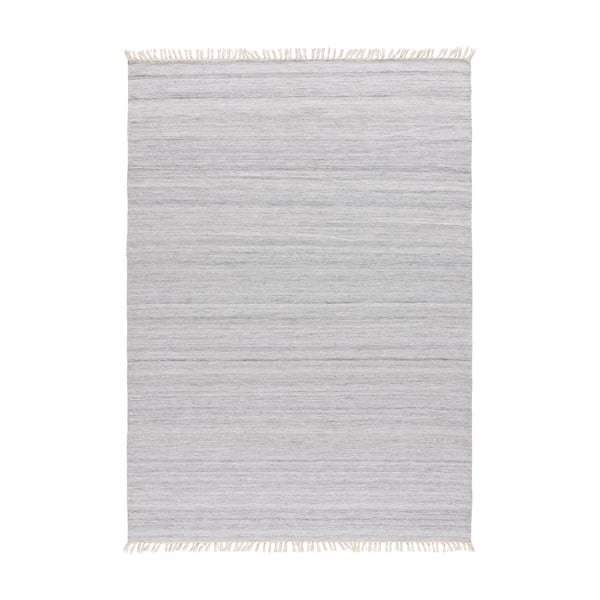 Jasnoszary dywan zewnętrzny z tworzywa z recyklingu Universal Liso, 160x230 cm