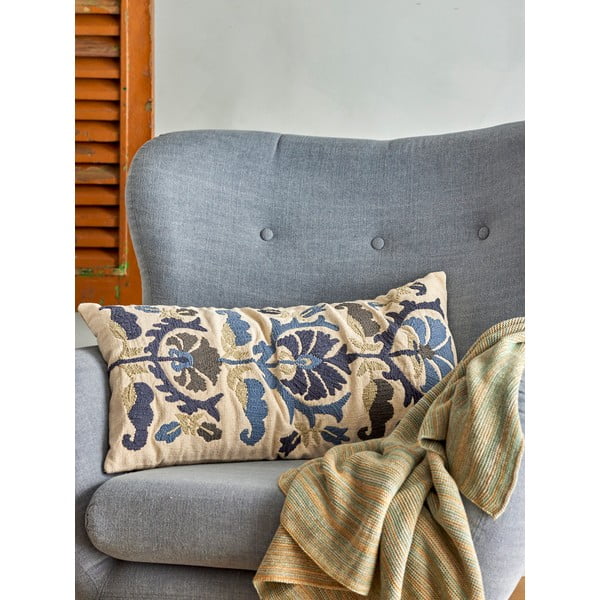 Poduszka dekoracyjna z mieszanki lnu 70x35 cm Anzio – Bloomingville-image-1