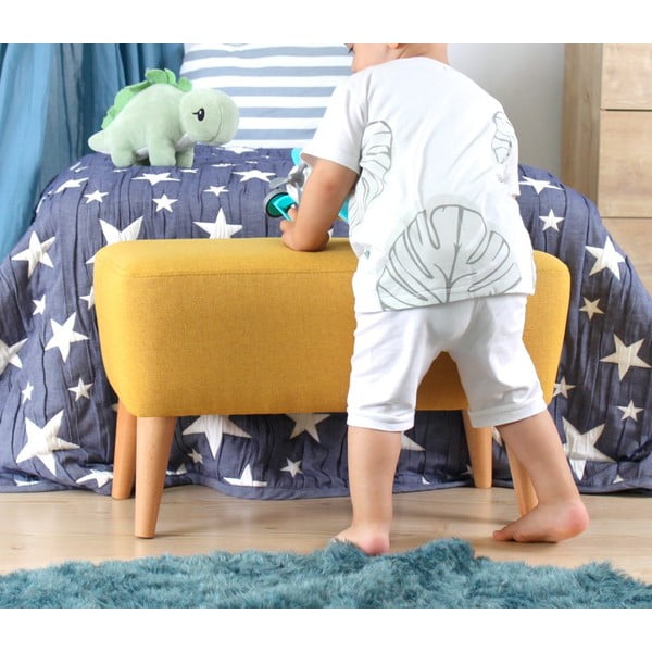 Żółty puf dziecięcy Moouv – Artie-image-3