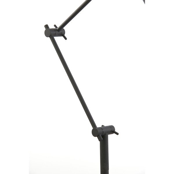 Czarna lampa stojąca ze ściemniaczem (wysokość 150 cm) Rijeka – Light & Living-image-3