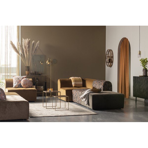 Metalowa szafka na wino w kolorze złota liczba butelek 6, 87x80,5x33 cm Capo – WOOOD-image-1