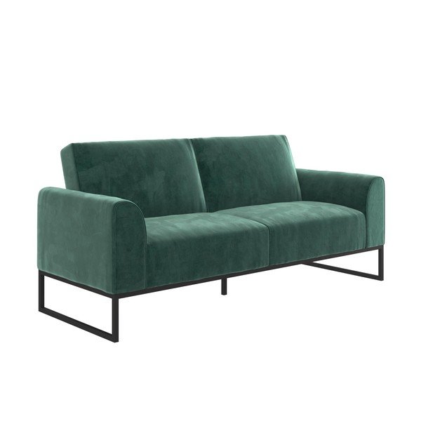 Zielona sofa rozkładana 217 cm Adley – CosmoLiving by Cosmopolitan-image-2
