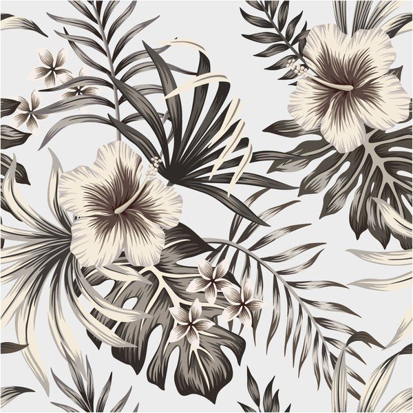 Ścienna naklejka dekoracyjna Ambiance Flowers, 60x60 cm-image-2
