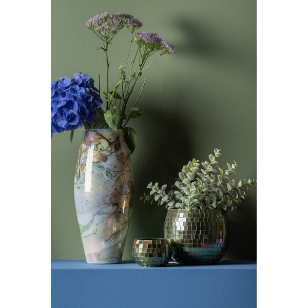 Szklany ręcznie wykonany wazon (wysokość 36 cm) Melange – PT LIVING-image-1