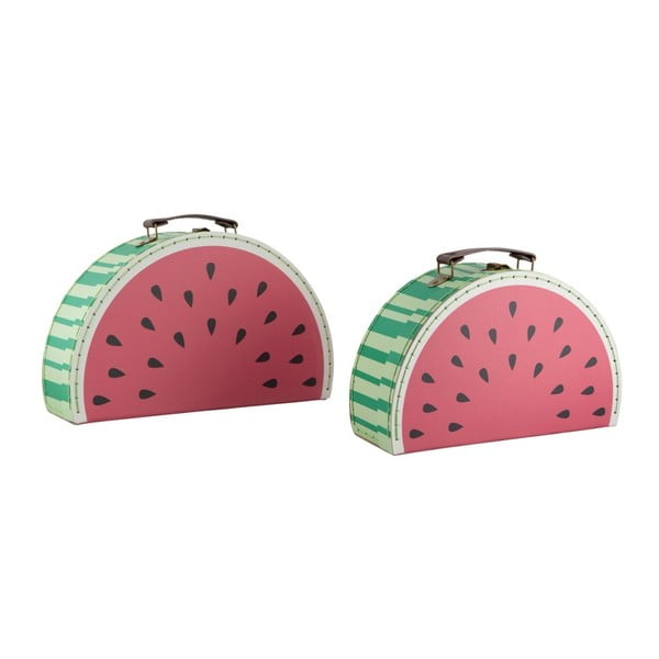 Zestaw 2 kuferków Sass & Belle Watermelon